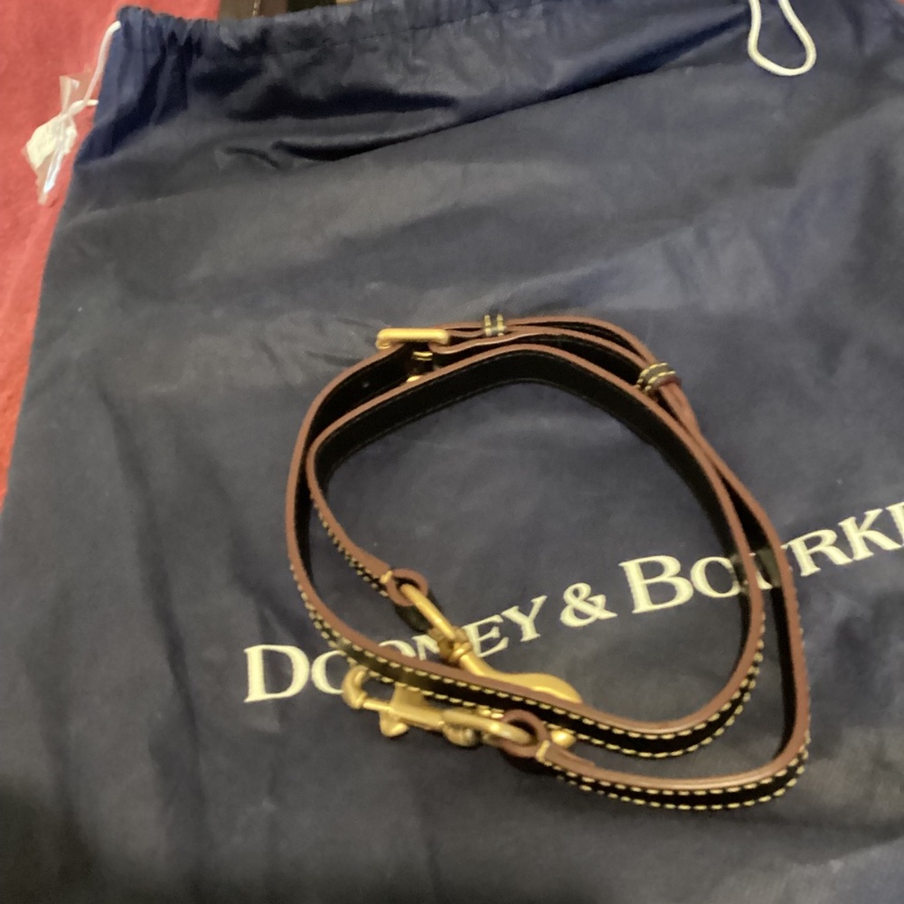 Dooney and Bourke Florentine Naomi Satchel, Navy - Picture 9 of 10